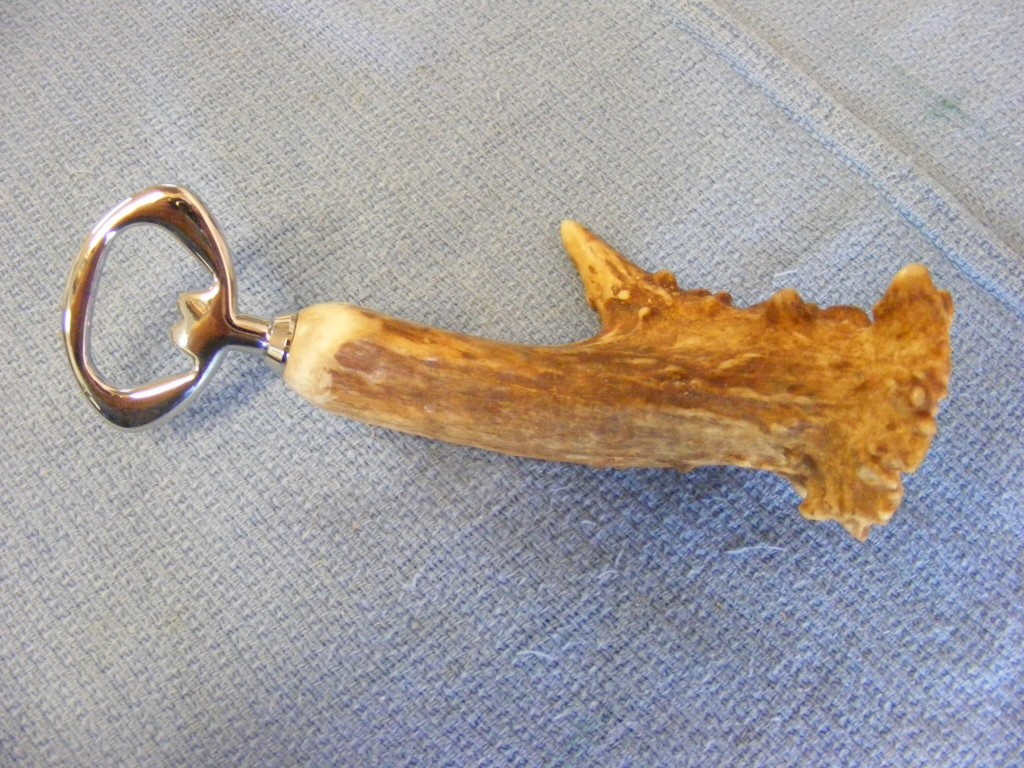 antler bottle opener