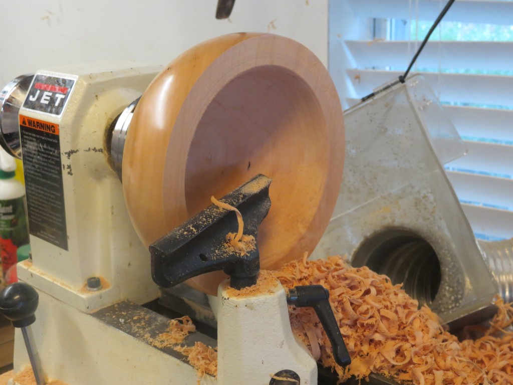 making a cherry bowl