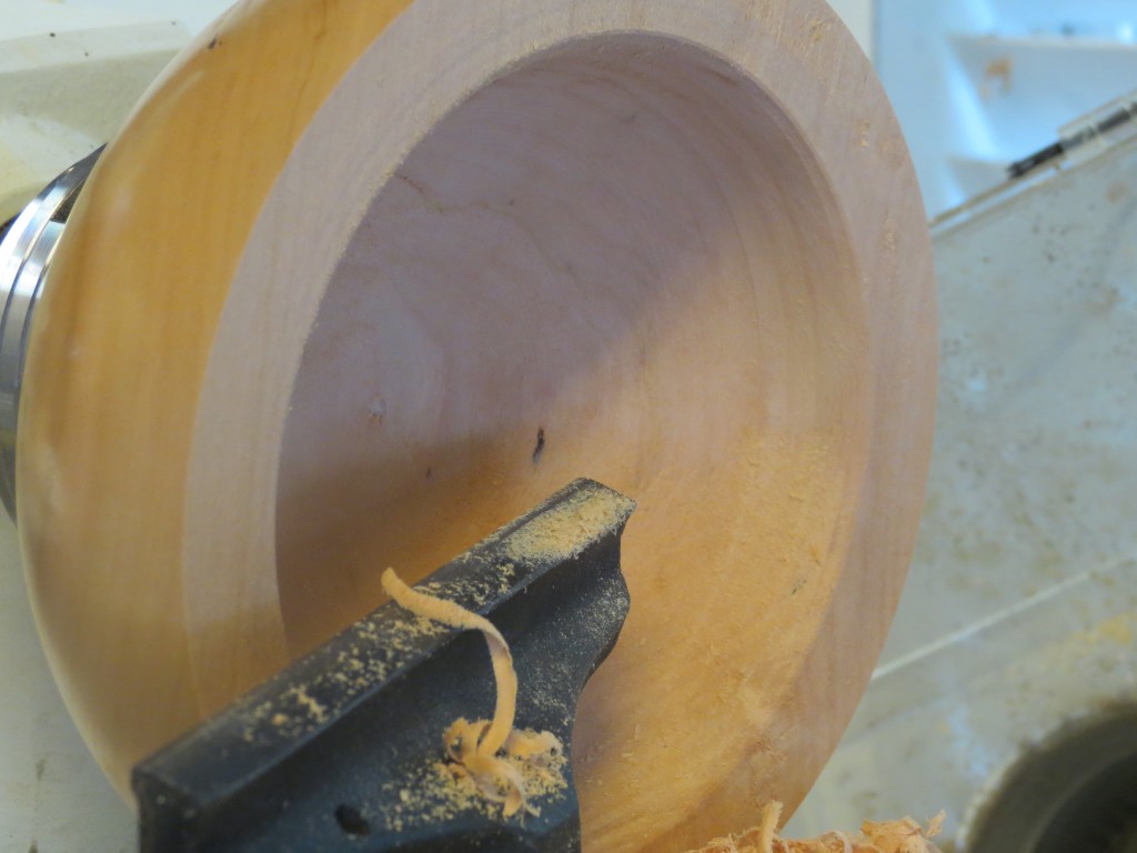 making a cherry bowl