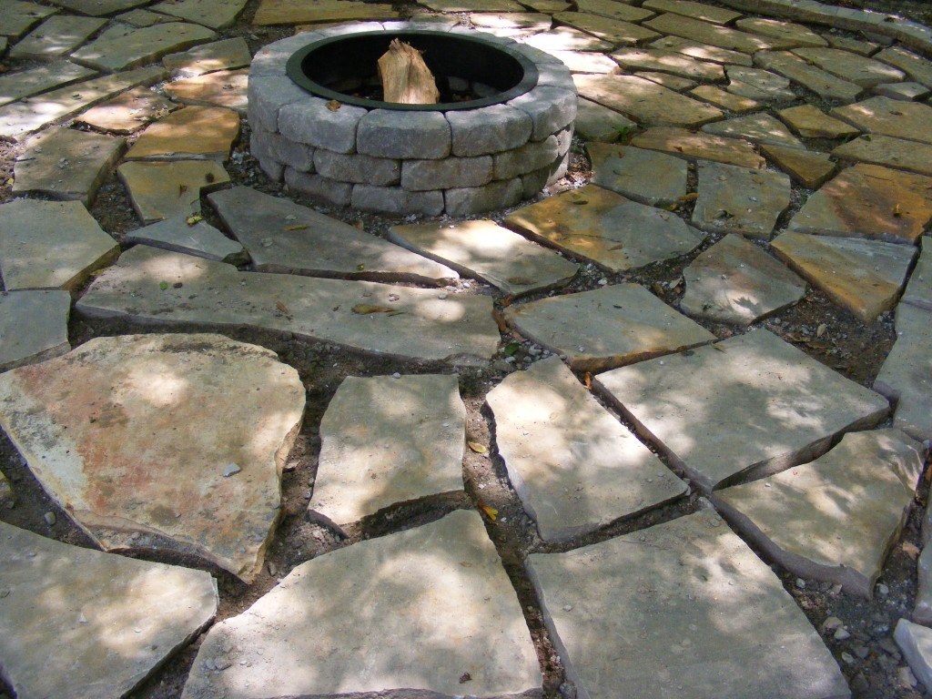 flagstone patio