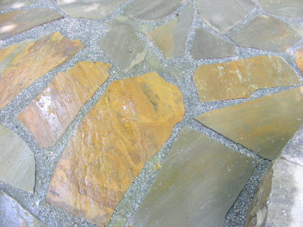 flagstone patio