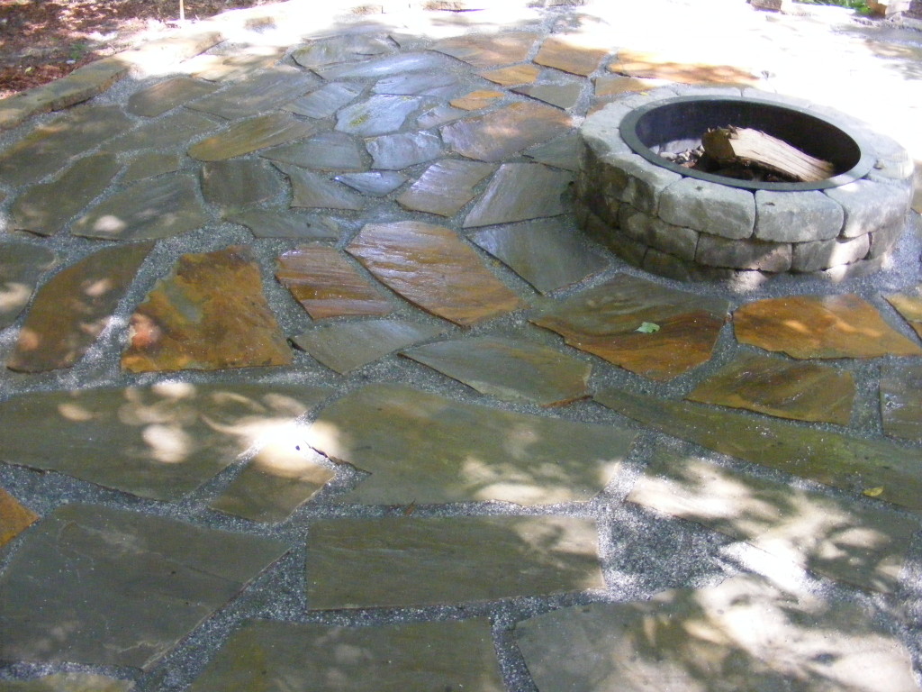 flagstone patio