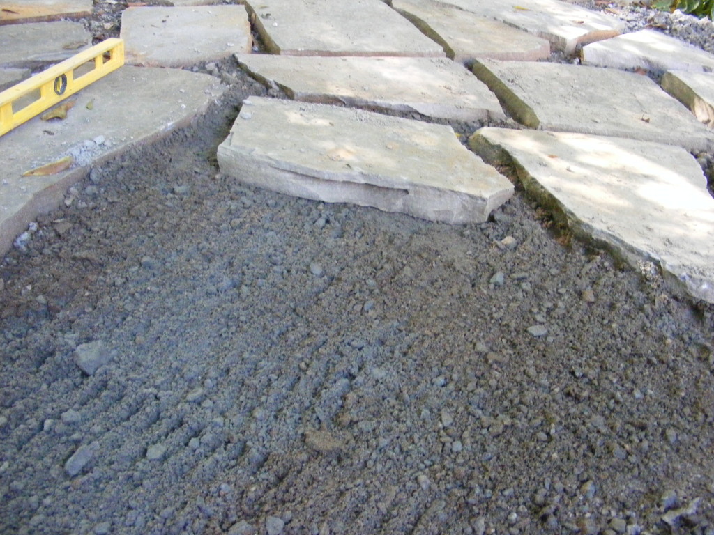 flagstone patio