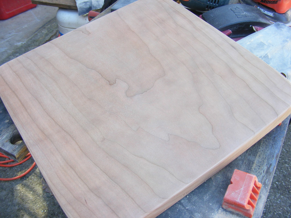 how to make a cherry cutting board