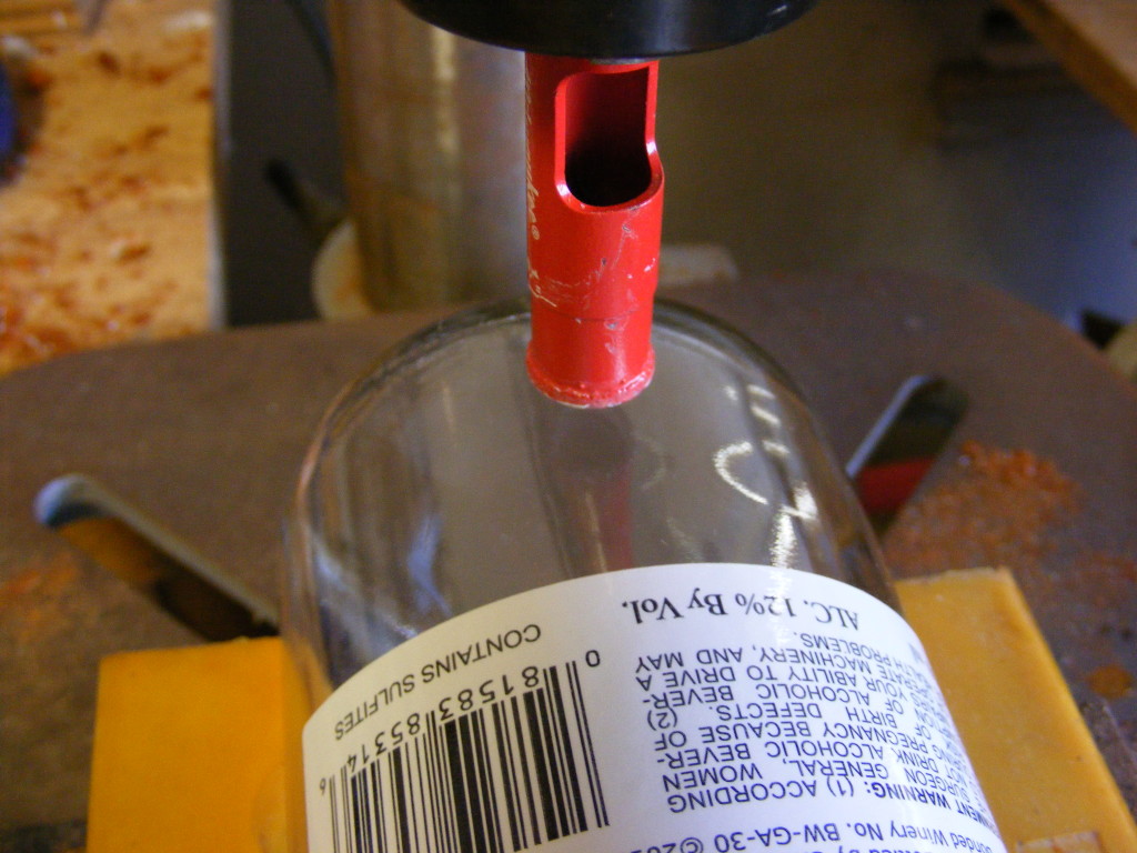 Alternate Way to Drill Glass Bottles