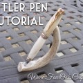 how to make an antler pen