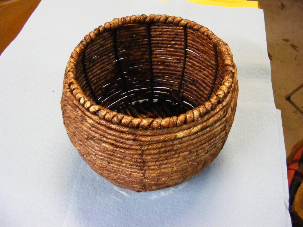 antler handle basket