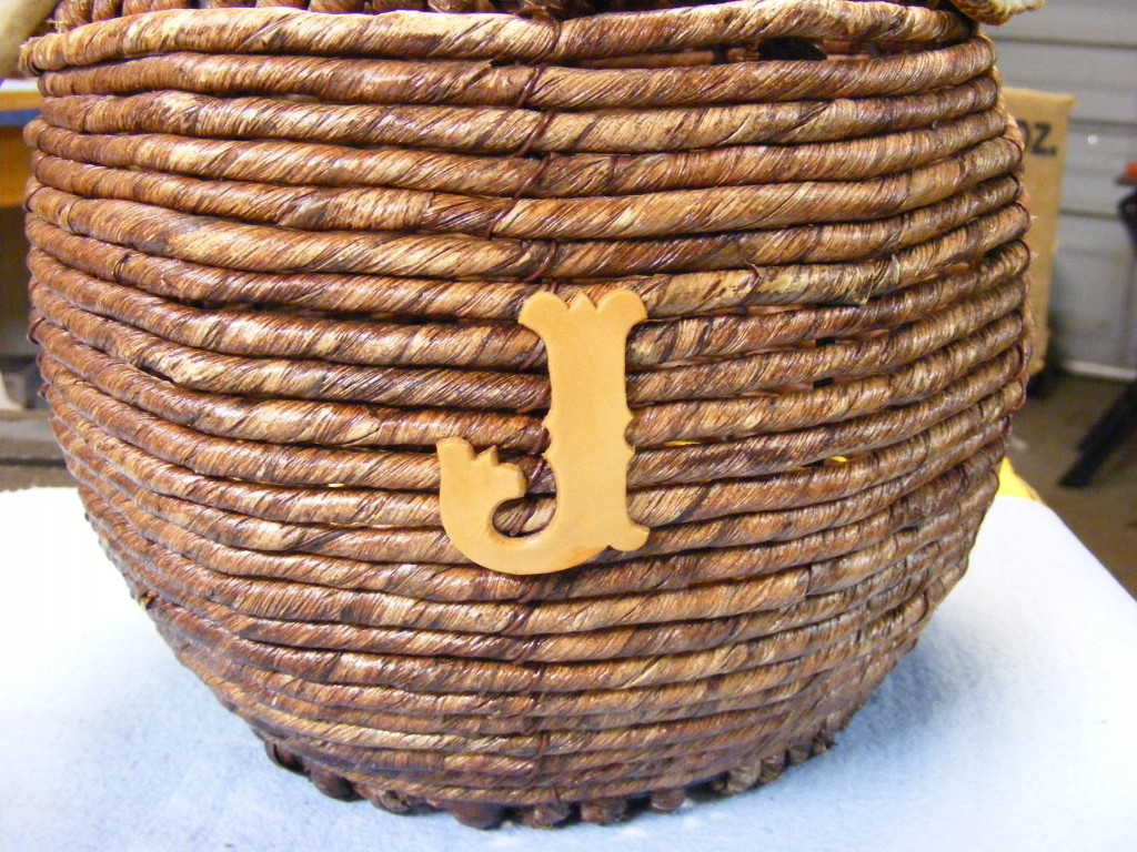 antler handle basket