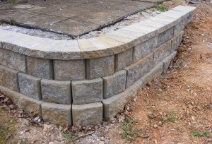 simple retaining wall