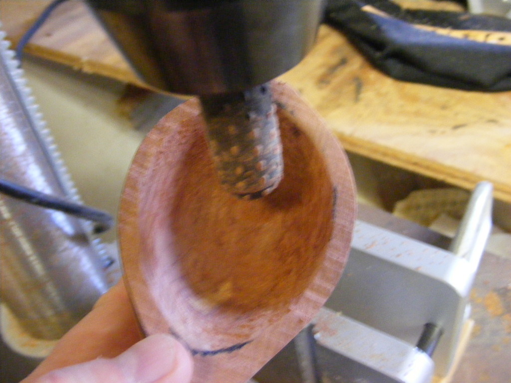 Make a cedar spoon