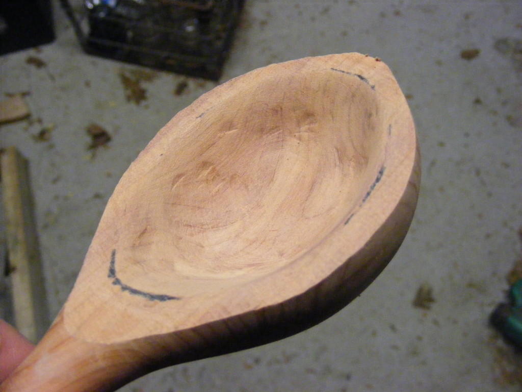 Make a cedar spoon