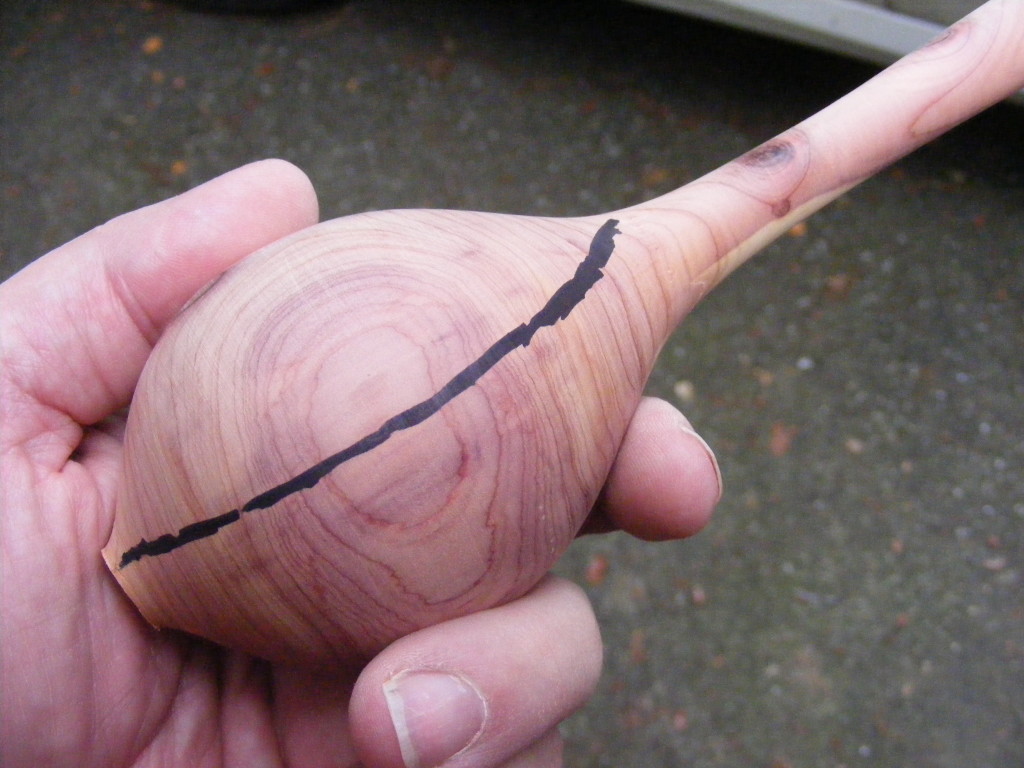 Make a cedar spoon