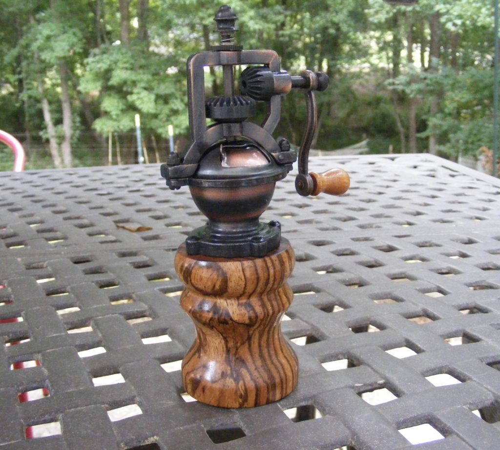how to make an antique pepper mill grinder