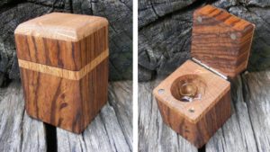 handmade ring box