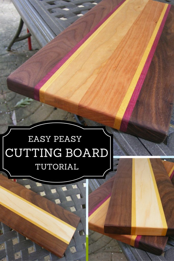 easy peasy cutting board tutorial