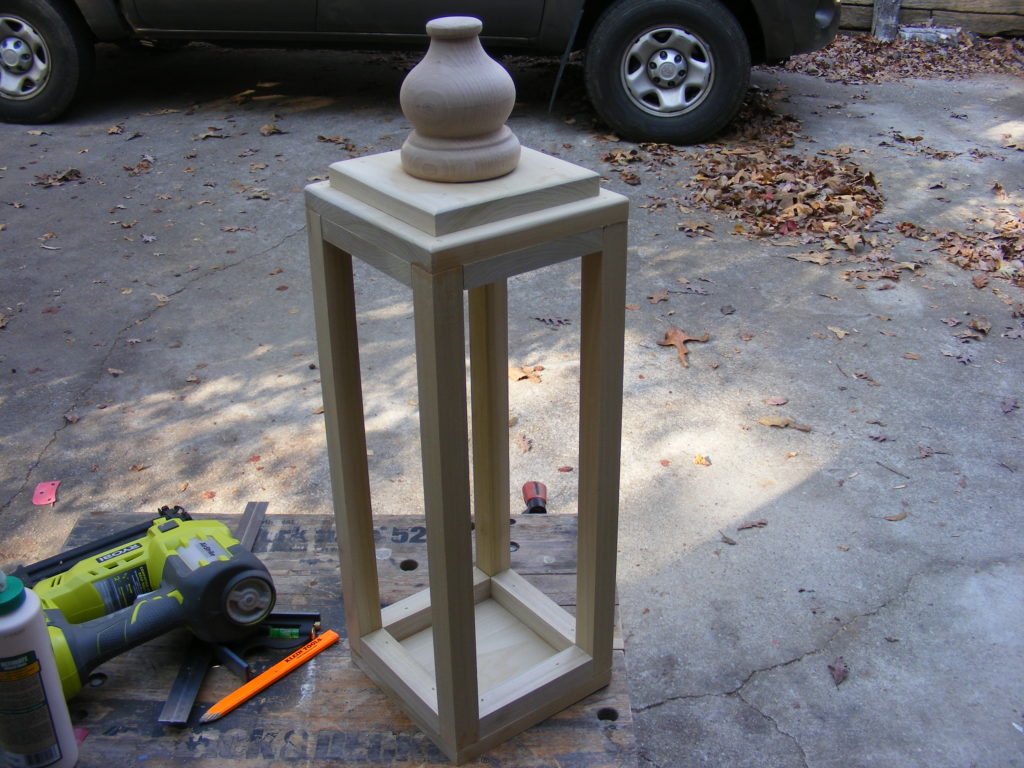 make a wooden lantern