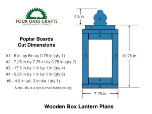 make a wooden lantern