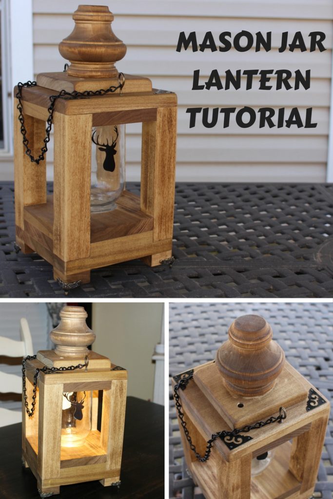 make a mason jar lantern