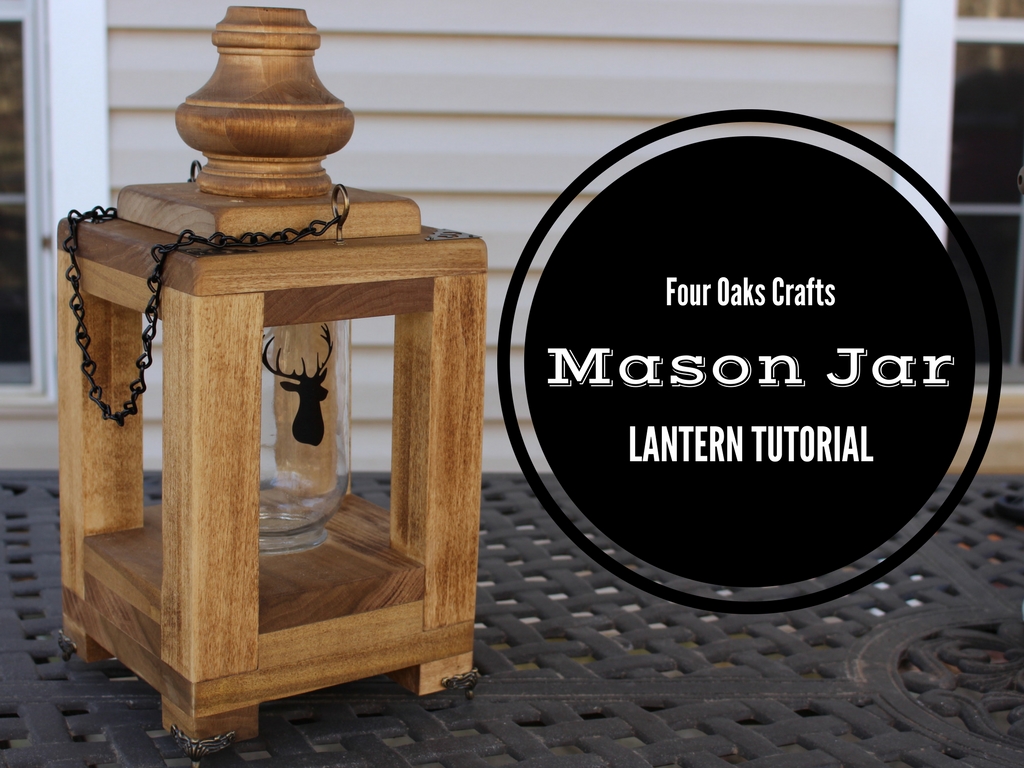 make a mason jar lantern