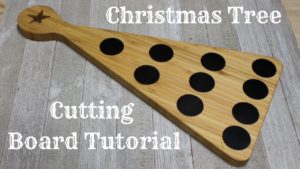 christmas tree cutting board