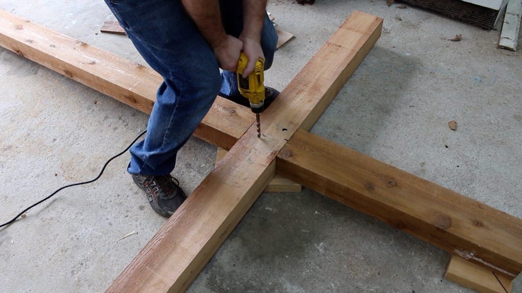 wooden wedding cross