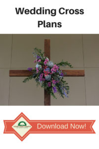 how to make a wedding cross project plans