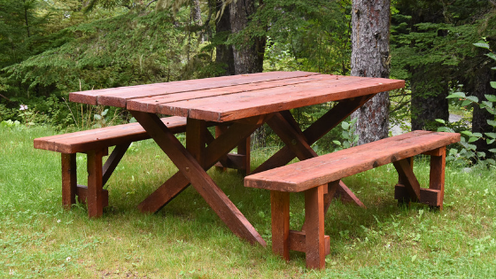 is pressure treated wood safe for picnic tables