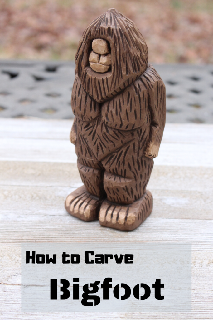 carving Bigfoot