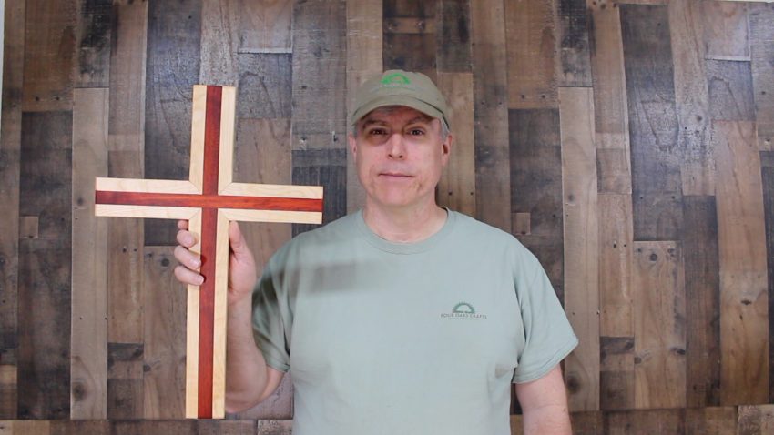 how to make a wooden cross