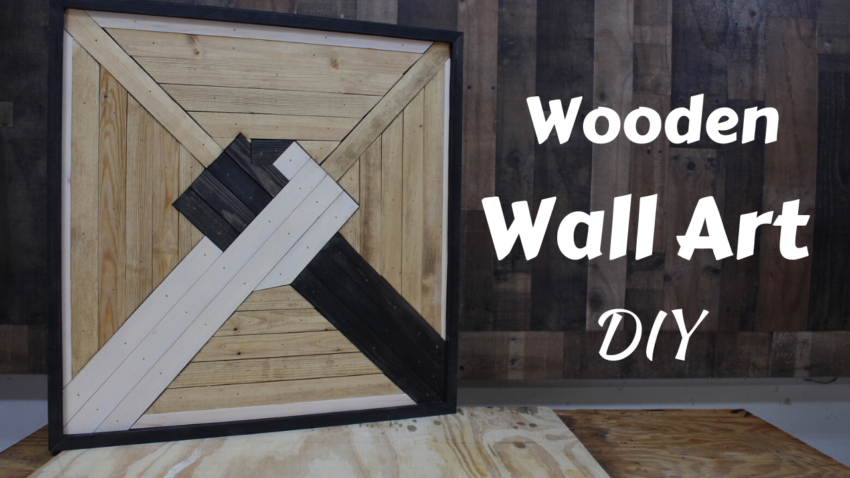 Wooden Wall Art Diy - Herringbone Wood Wall Art