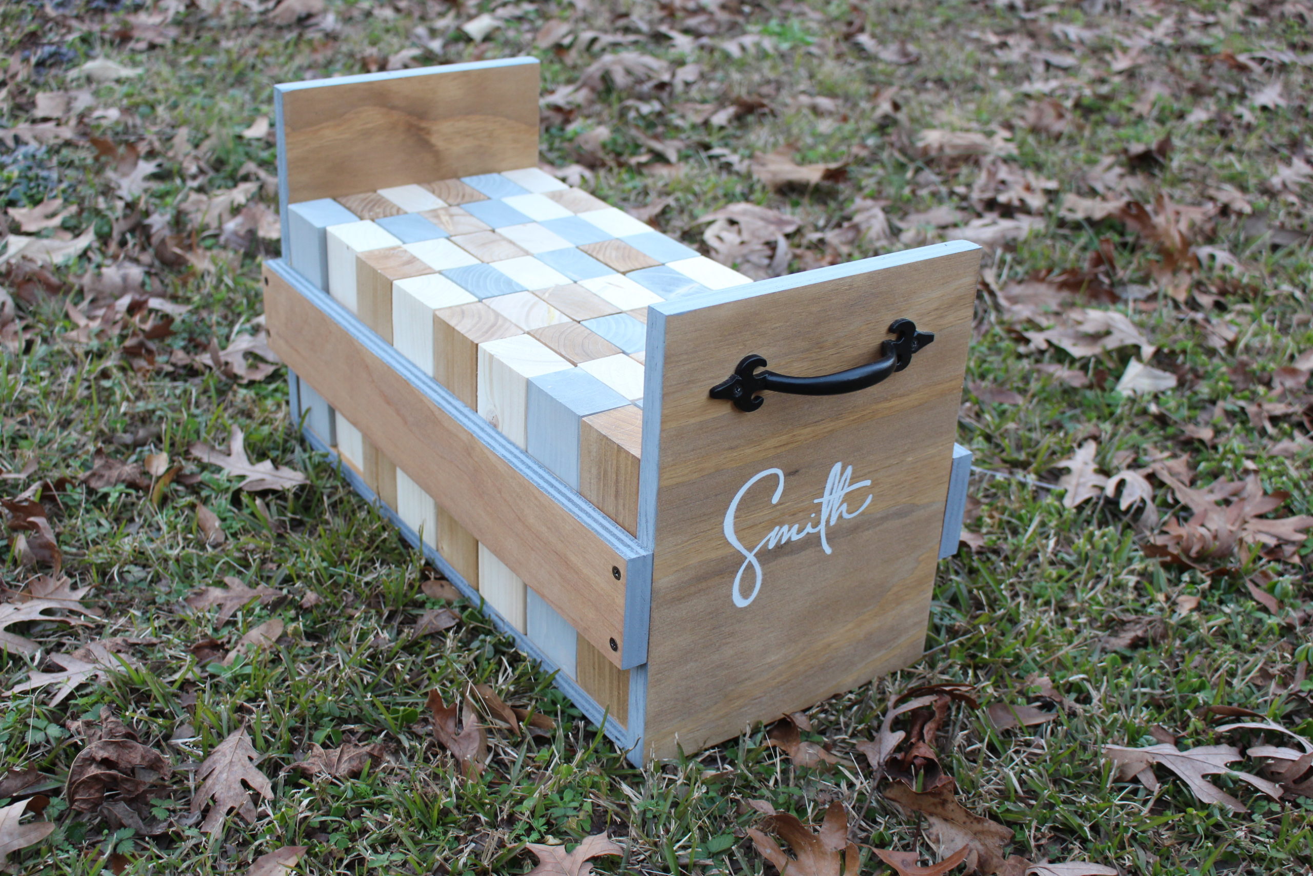 How to Make a Giant Jenga-Like Yard Game With Carrying Case