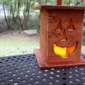 wooden Jack O Lantern